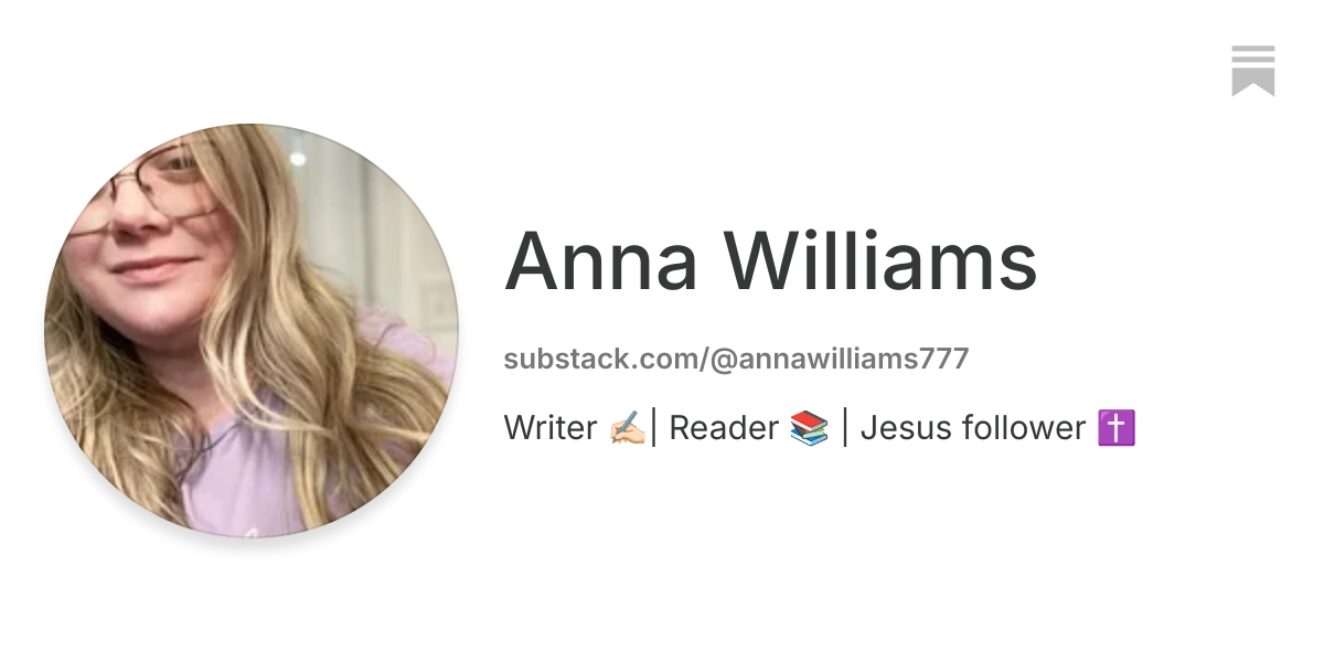 Anna Williams | Substack