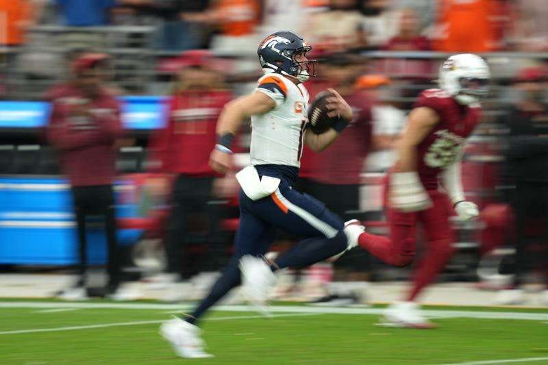 Bo Nix runs for a 62-yard TD, leads Broncos past the Cardinals for a 30-16  win