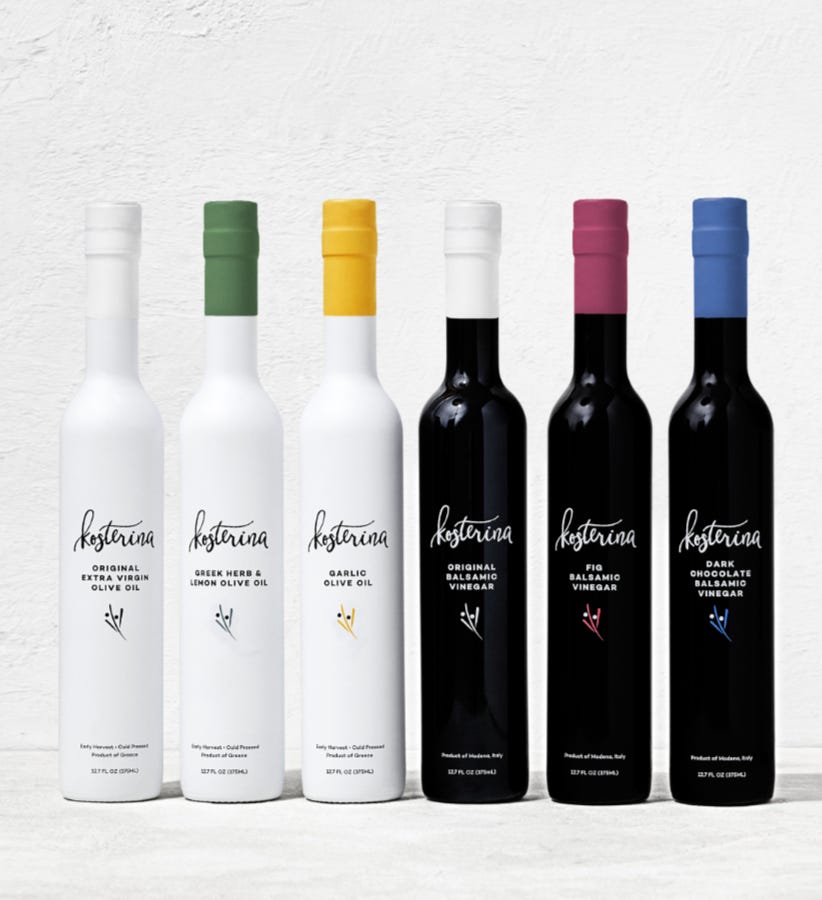 Kosterina Olive Oil & Balsamic Vinegar Signature Set
