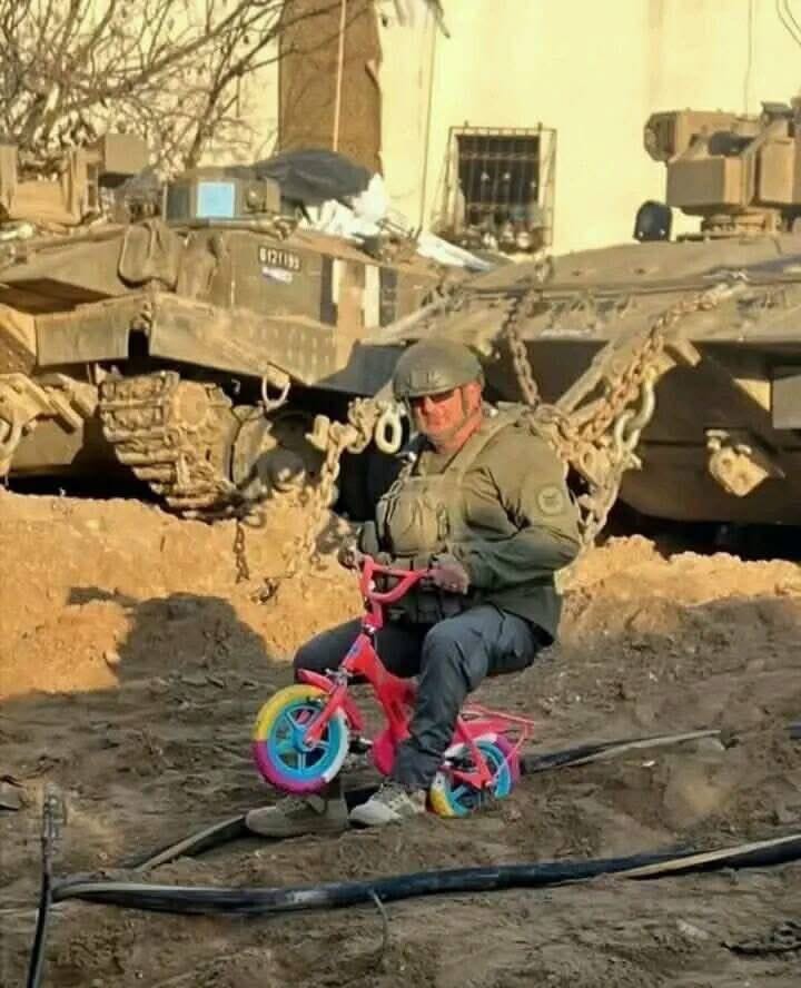 In Gaza, IDF soldiers embody Thanacide and Spectracide in one act — killing children, then playing with their toys; desecrating women, then wearing their lingerie. The photos are posed, shared, and celebrated, turning atrocity into both policy and performance.