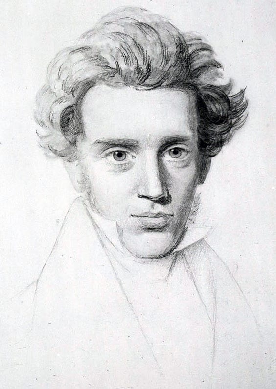 Portrait of  Soren Kierkegaard - Image 1 of 8