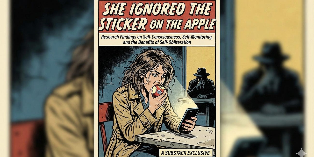 She Ignored The Sticker on the Apple