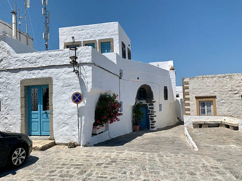 The scenic views from the streets of Chora