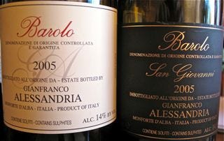 Awine - 2005 Gianfranco Alessandria Barolo San Giovanni Awine - 2005 Gianfranco Alessandria Barolo San Giovanni