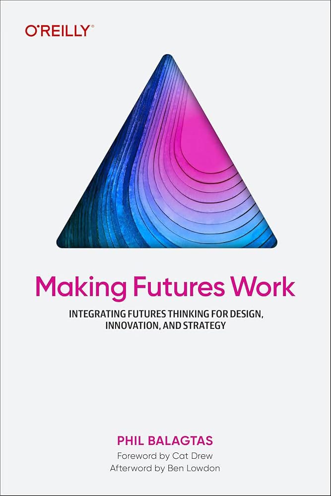 Making Future Work book cover with triangle shape on the cover