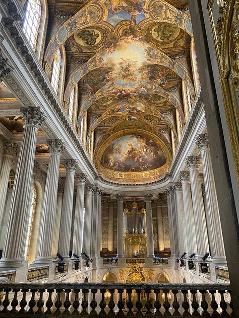 Images of Eiffel tower, sitting on a bone throne, Versailles palace, Portugal with my friend Joao, Les Invalides, Vienna music conservatory, streets of Geneva, Cremona Stradivari museum, running in the mountains of Italy.
