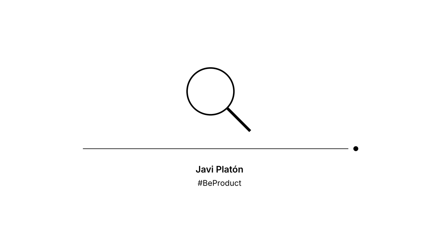 Preguntas para saber si una empresa hace producto, por Javi Platón