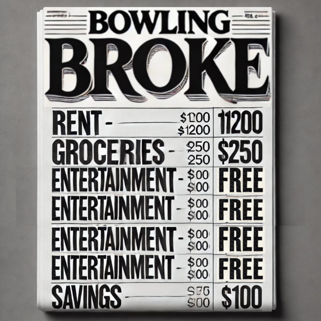 The Bowling Broke Substack logo