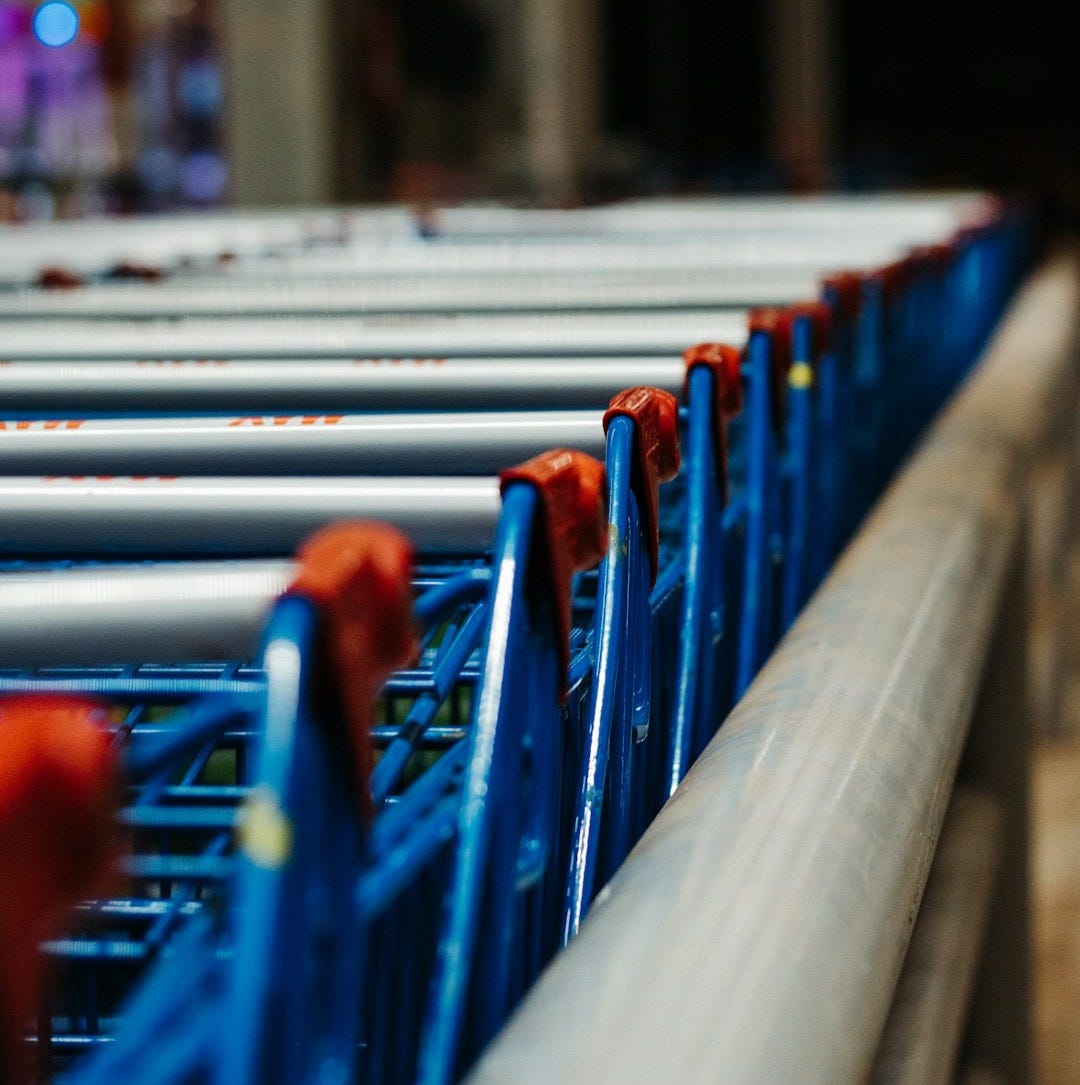 blue and gray shopping carts blue and gray shopping carts