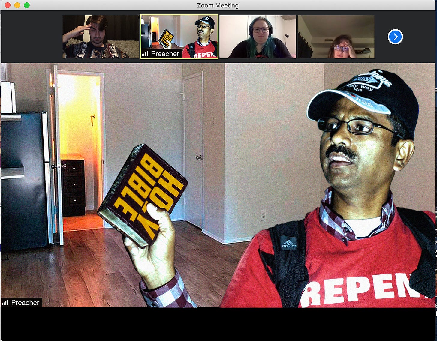 preacher zoom meeting