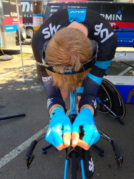 Sky's Ian Boswell gets focused. Sky's Ian Boswell gets focused.