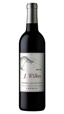 J. Wilkes Paso Robles Highlands District Lagrein J. Wilkes Paso Robles Highlands District Lagrein