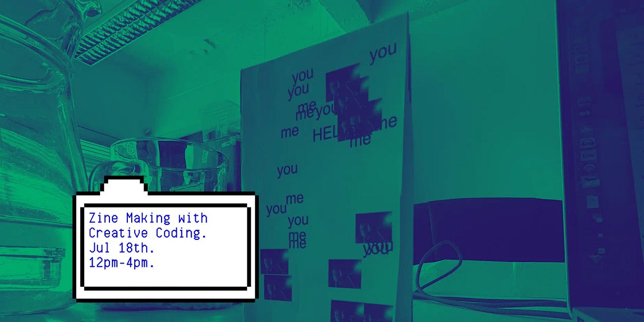 Zine Making with Creative Coding