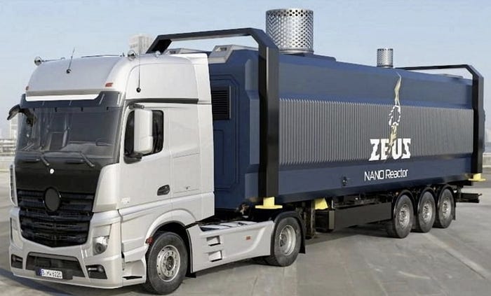 IMAGE: NANO Nuclear is a startup that has raised over $8 million to develop micro nuclear fission reactors with up to 2 megawatts of power. They will be transported by Semi Trucks. They plan to sell 1,000 microreactors on a yearly basis for a trillion-dollar industry.