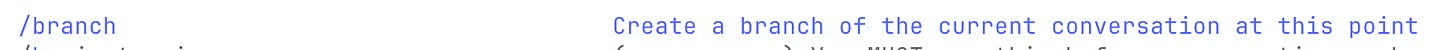 Claude Branch Command Claude Branch Command
