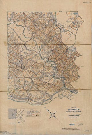 1950 Census Enumeration District Maps - Washington, District of Columbia (DC) - Washington - Washington DC - ED 1-1 to 1295