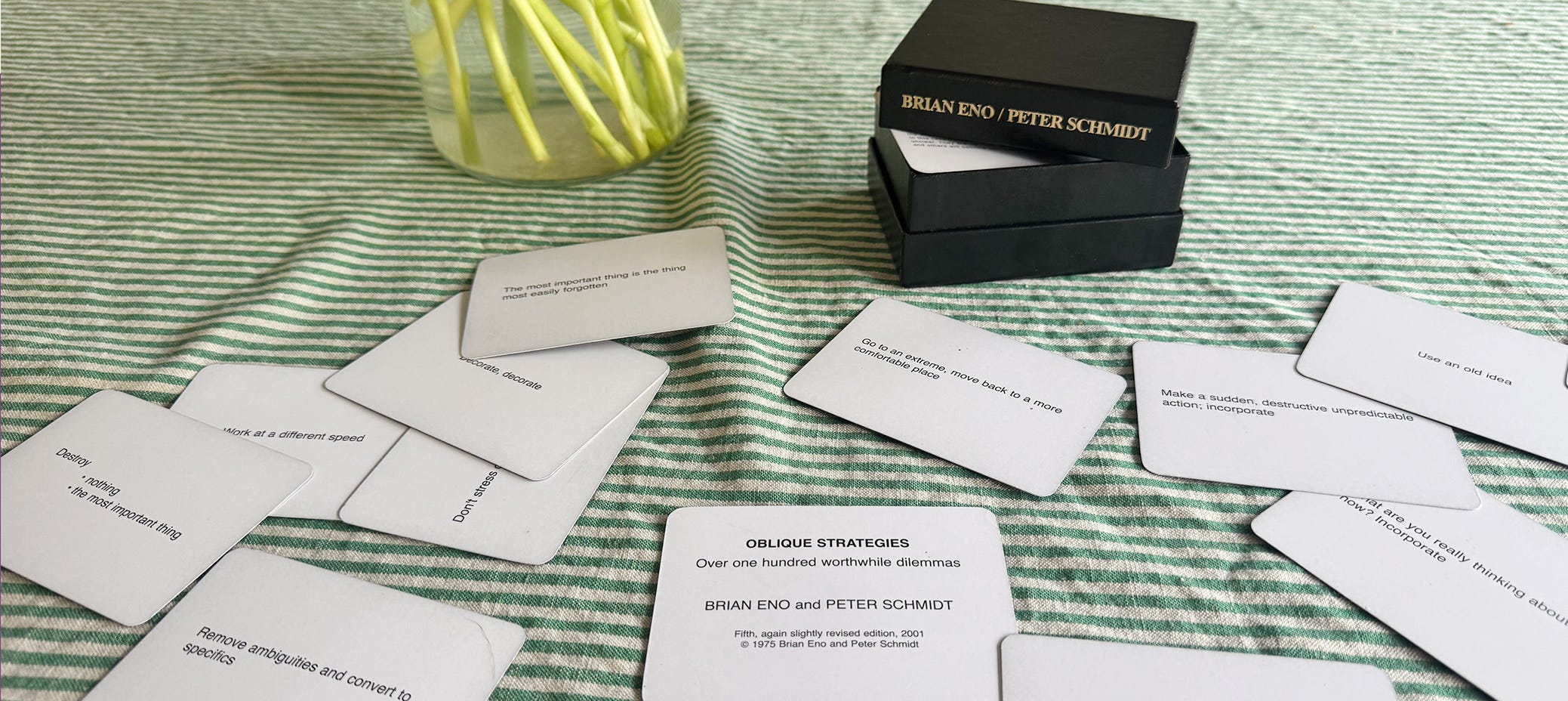 Oblique Strategies - From Tarreyn
