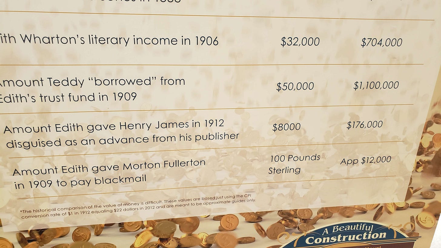 A portion of the chart that breaks down Wharton’s income and expenses. So much money! A portion of the chart that breaks down Wharton’s income and expenses. So much money!