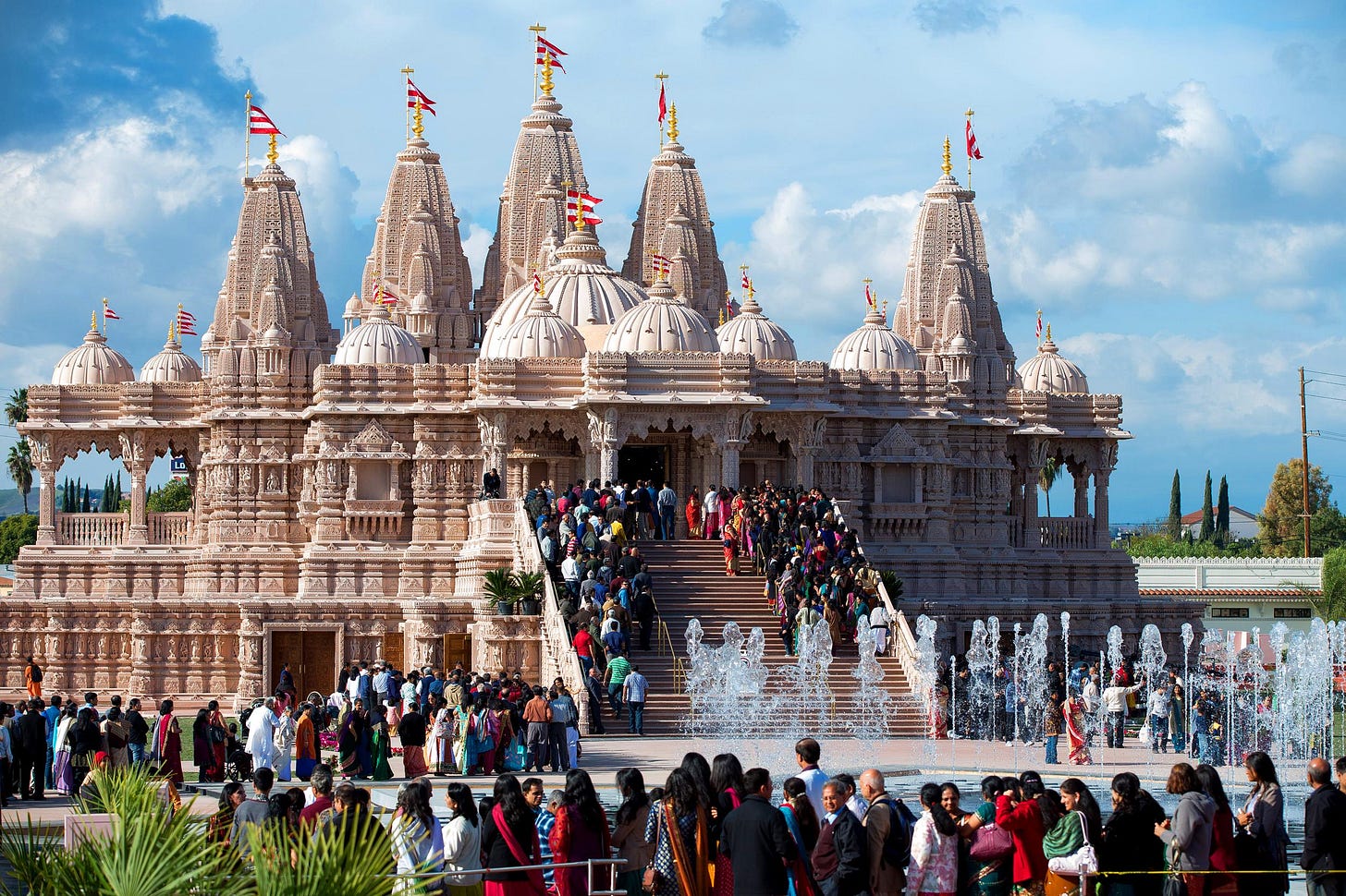 Courtesy of BAPS Shri Swaminarayan Mandir, Chino Hills, CA. Courtesy of BAPS Shri Swaminarayan Mandir, Chino Hills, CA.