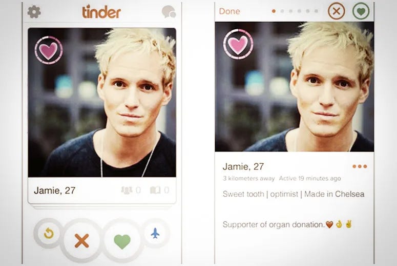Now Tinder Users in the U.K. Can Swipe Right to Donate a Kidney Now Tinder Users in the U.K. Can Swipe Right to Donate a Kidney