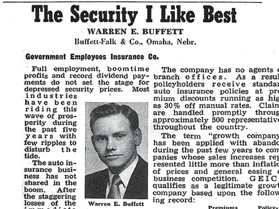 What did Warren Buffett see in GEICO(1951) | by DEEP ASLEEP | Medium