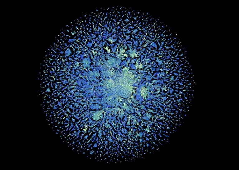 Exploring 1 million out of 617M proteins on the ESM Metagenomic Atlas website.