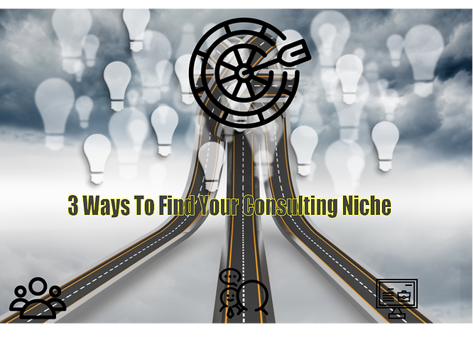 three roads converging illustrating three ways of market research by interviewing to customers, consultant peers, and project requirements. Converge towards your consulting niche.