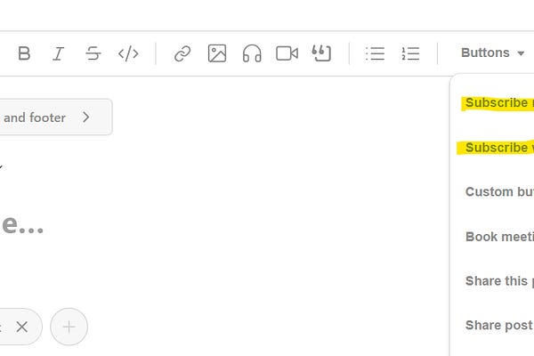 Subscribe Buttons On Substack Post Substack FAQ | Substack
