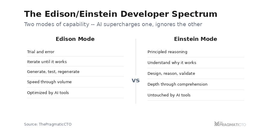 The Edison/Einstein Developer Spectrum