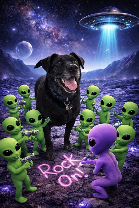 My dogs Jessie, Barrow adn Spirit.