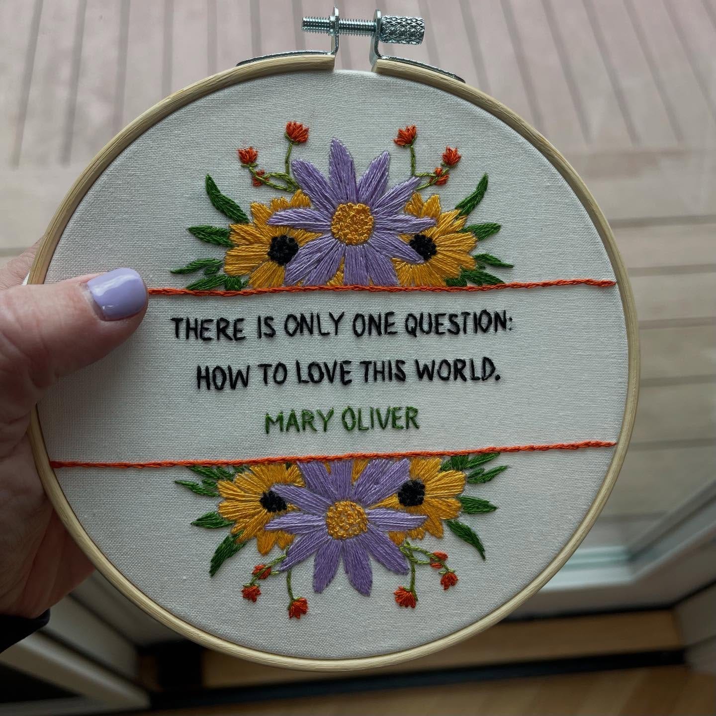 May be an image of stitching and text