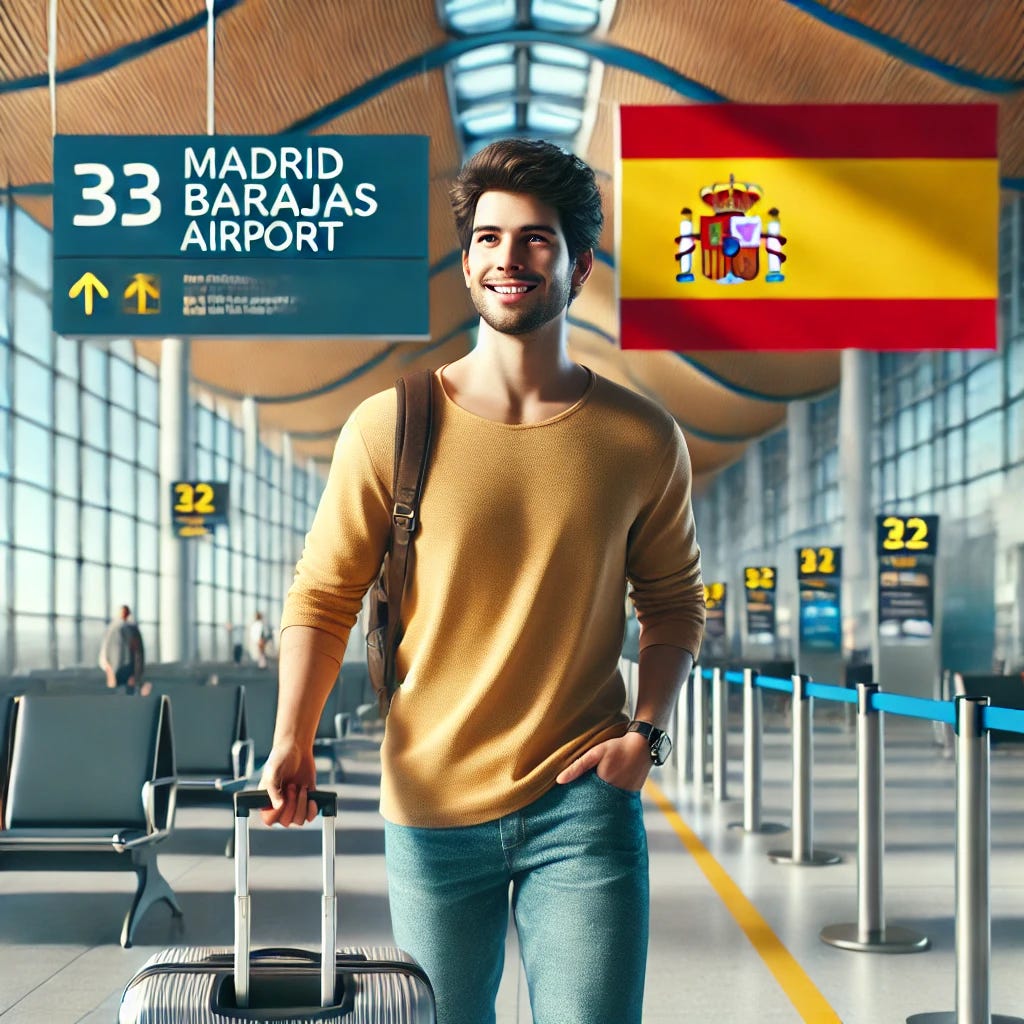 Entrada a España