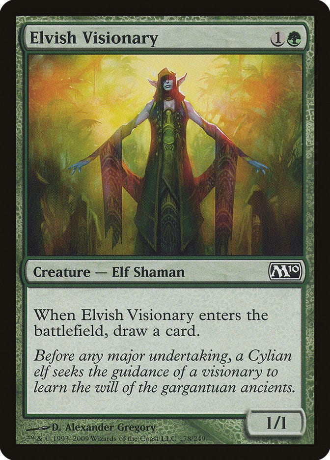 Elvish Visionary (Magic 2010 #178)