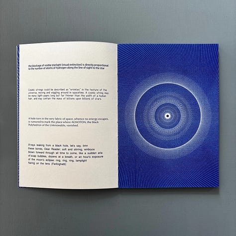 Robert Kleyn: Toward the Great Attractor, Wil Aballe, Vancouver / Gevaert Editions, Bruxelles-Brussel, 2025, Printed and bound by Chez Rosi, Edition of 50, accompanied by a poster [Saint-Martin Bookshop, Bruxelles-Brussel. © Robert Kleyn]