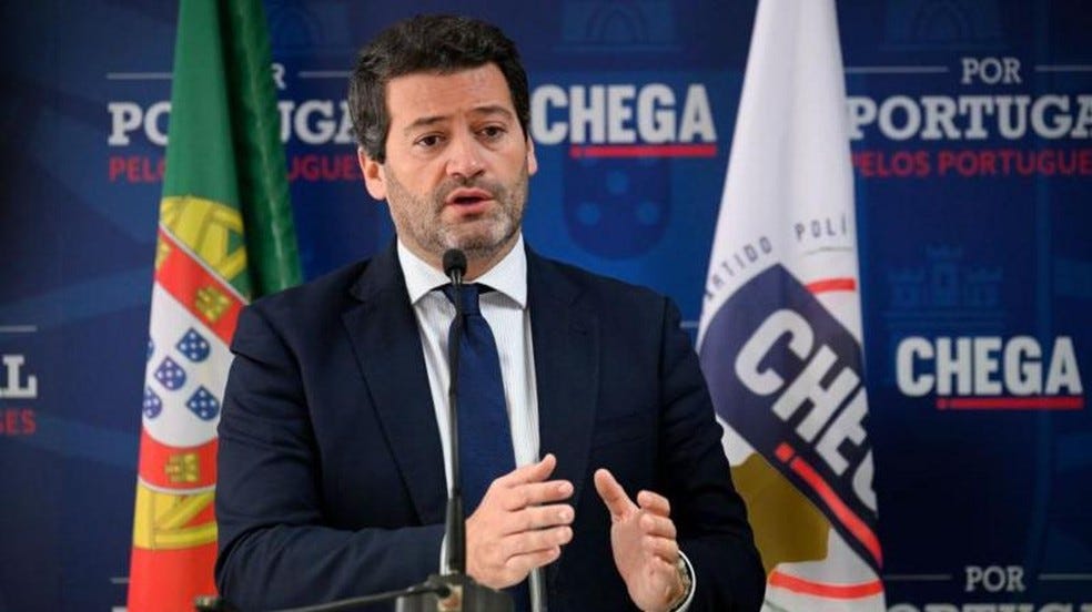André Ventura, principal lider conservador em Portugal 
