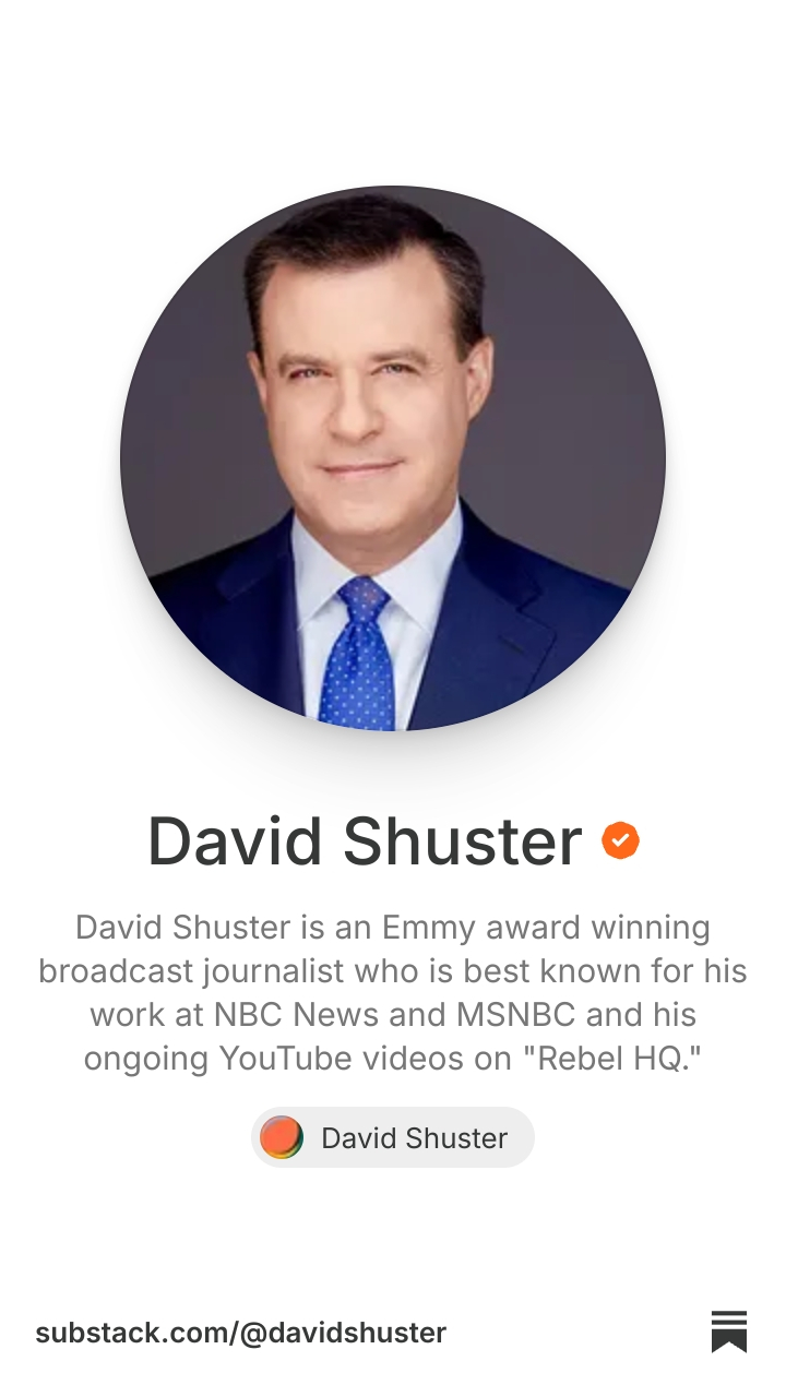 David Shuster | Substack