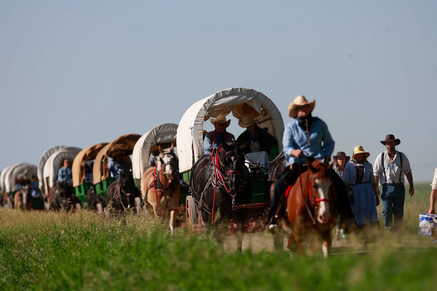 Wagon Trains Recreate Pioneer History - American Profile