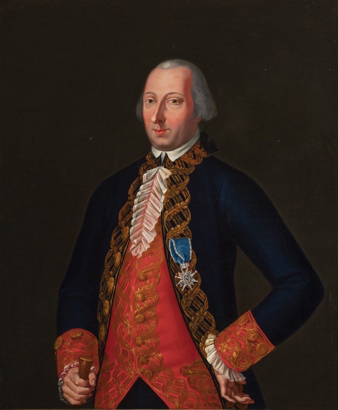 Man in 18th century dress