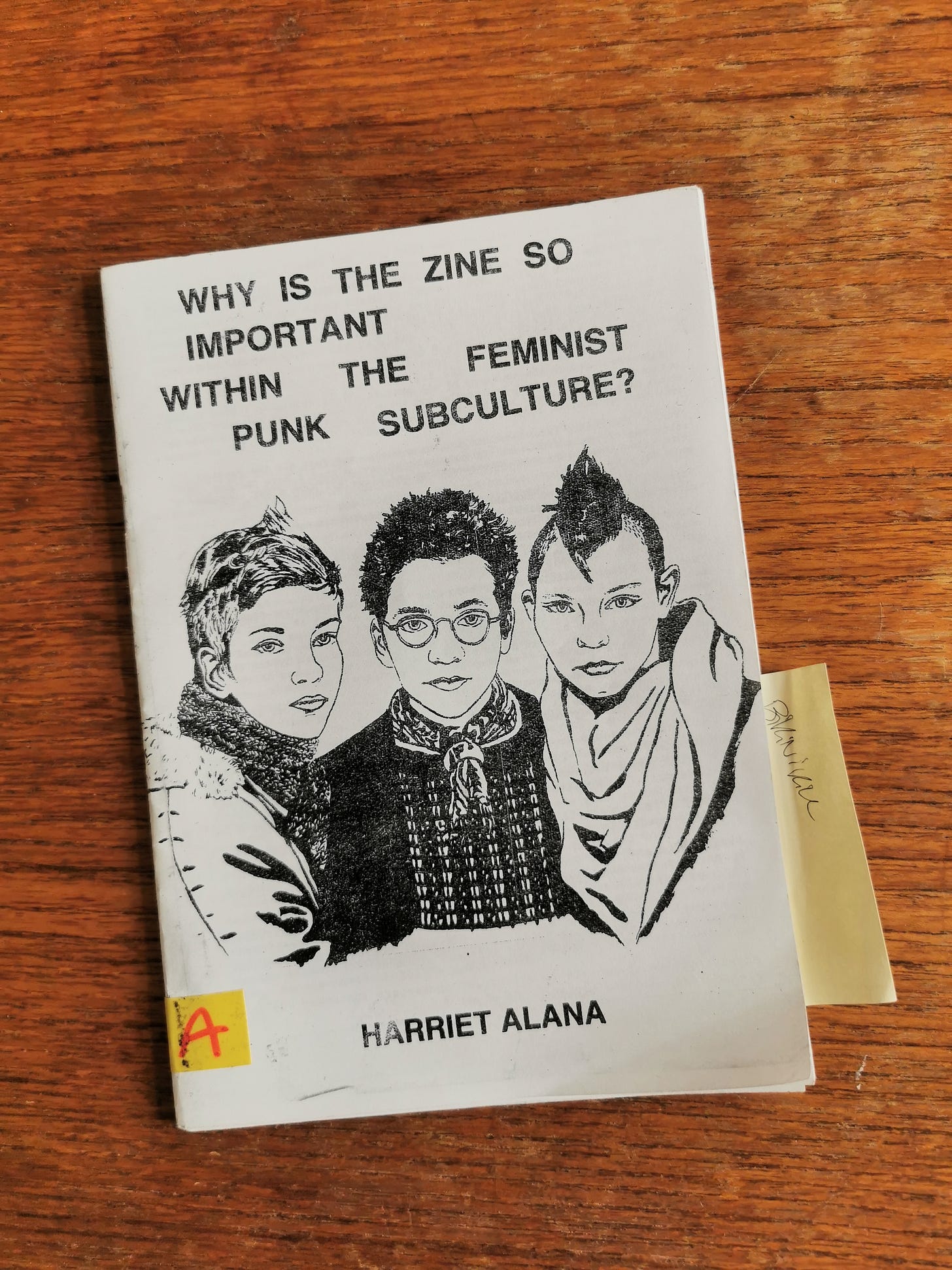 Cover of Why is the zine so important within the feminist punk subculture from 2015