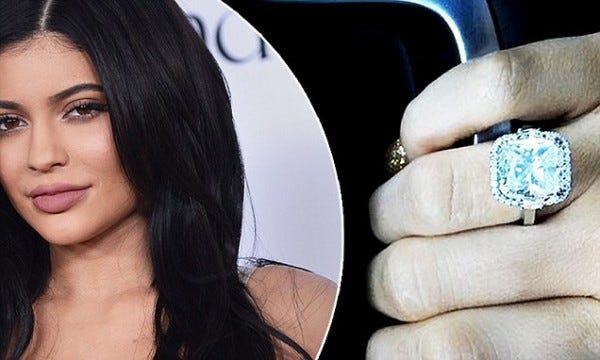 kylie jenner diamond ring drama tyga 2015 gossip