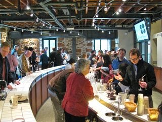 A - the tasting room at Rudd A - the tasting room at Rudd