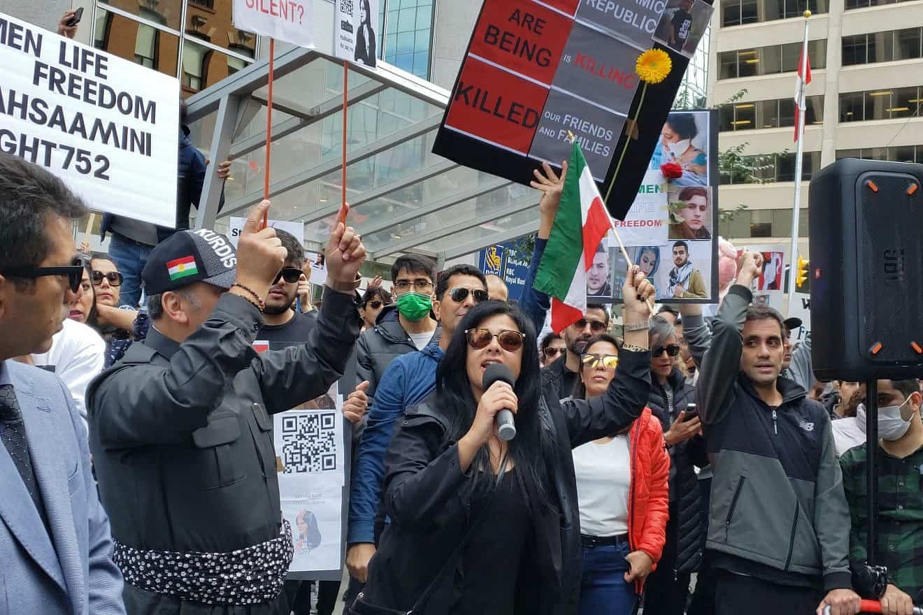 Canadian politician urges all to 'bring your Israel flags to Iranian  rallies' - JNS.org
