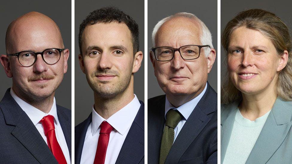 Brian Leishman, Chris Hinchliff, Neil Duncan-Jordan and Rachael Maskell