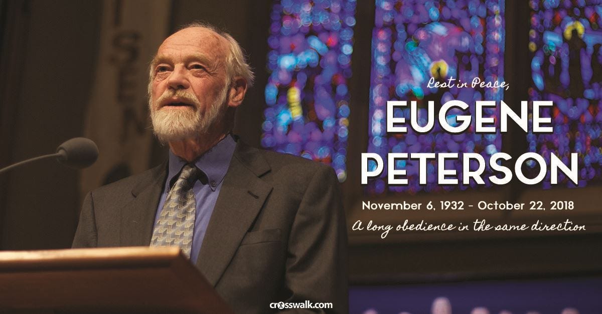 How Eugene Peterson Has Blessed Christianity (And 20 of His Most Powerful  Quotes)