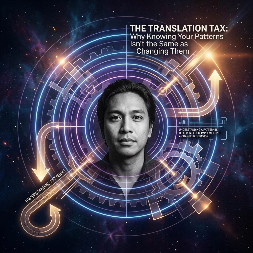 [HERO] The Translation Tax: Why Knowing Your Patterns Isn't the Same as Changing Them