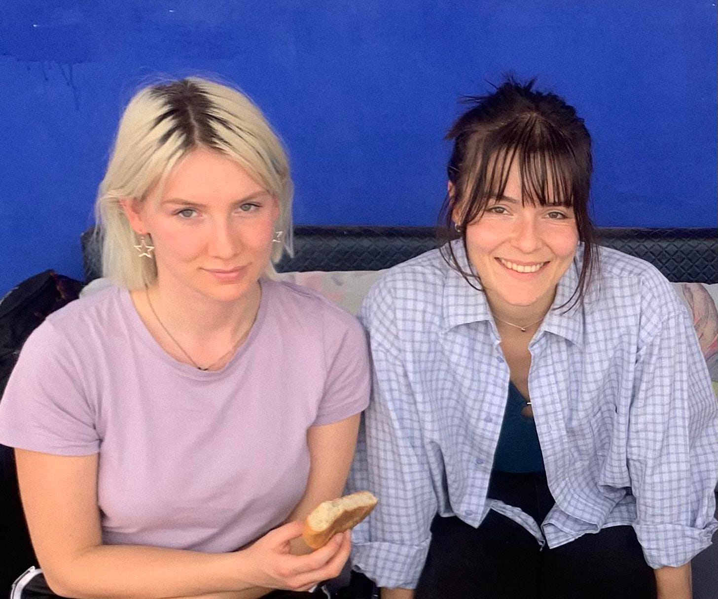Ellie Delvaux and Madeleine Faburel-Dumail