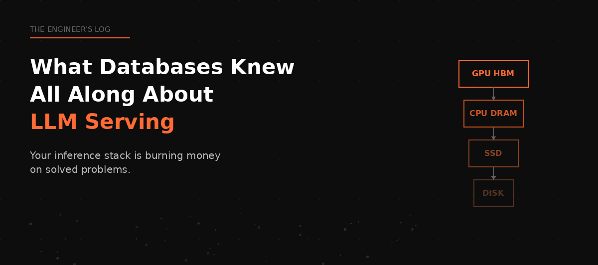 What Databases Knew All Along About LLM Serving