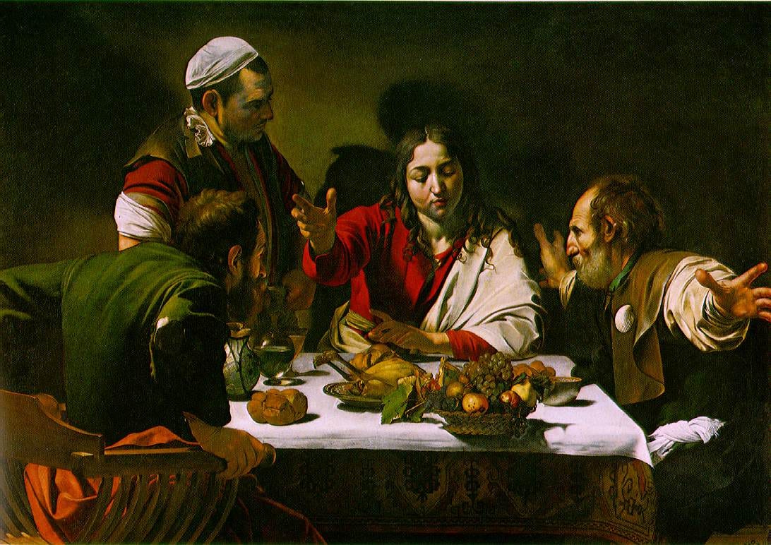 Caravaggio Supper at Emmaus Caravaggio Supper at Emmaus