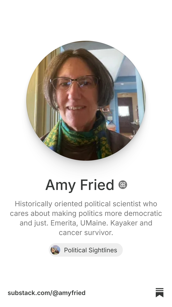 Amy Fried | Substack