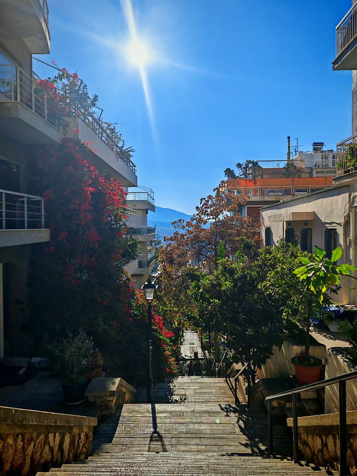 Photos from Athens: temples of Zeus, Mount Lycabettus, Riviera